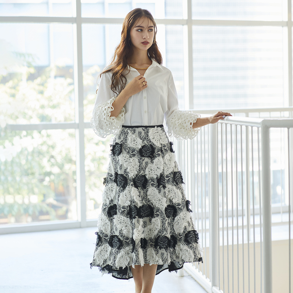 リボンジャガードスカート | レディースファッション【JUNIOR Online 