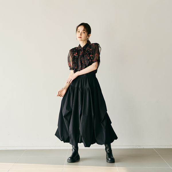 タックバルーンスカート | レディースファッション【JUNIOR Online Shop】