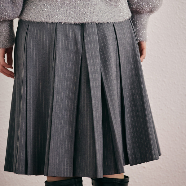 PLATS PLEATS プリーツスカート サイズ2 ダークグレー PRANK PROJECT(プランク プロジェクト)｜フロントプリーツスカート