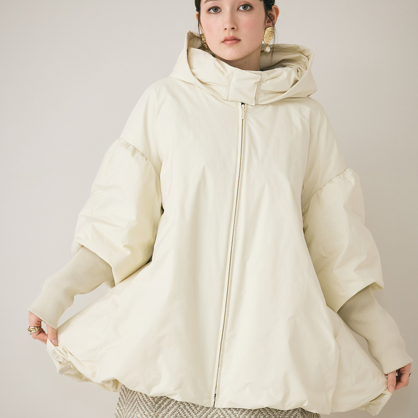 ボリュームメリハリダウンジャケット | レディースファッション