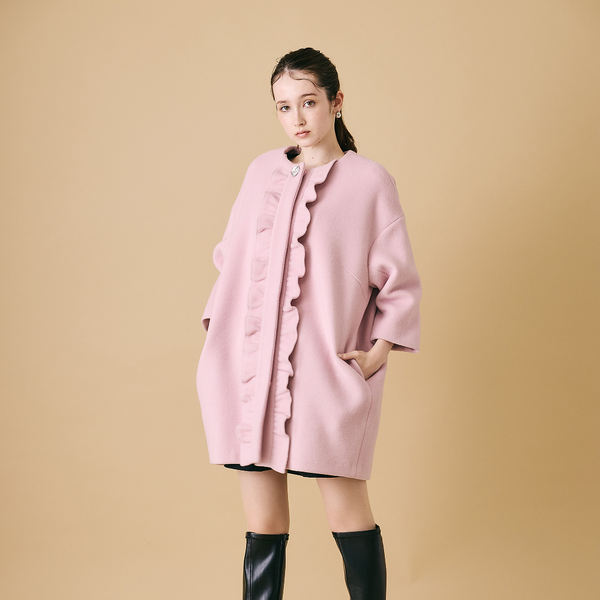 クリスタルボタンコート | レディースファッション【JUNIOR Online Shop】