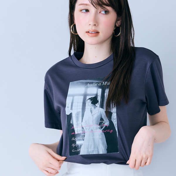 フォトプリントアシメTシャツ 新入荷！ヴィンテージの雰囲気漂うフォトプリントTシャツ「BRGM-2605