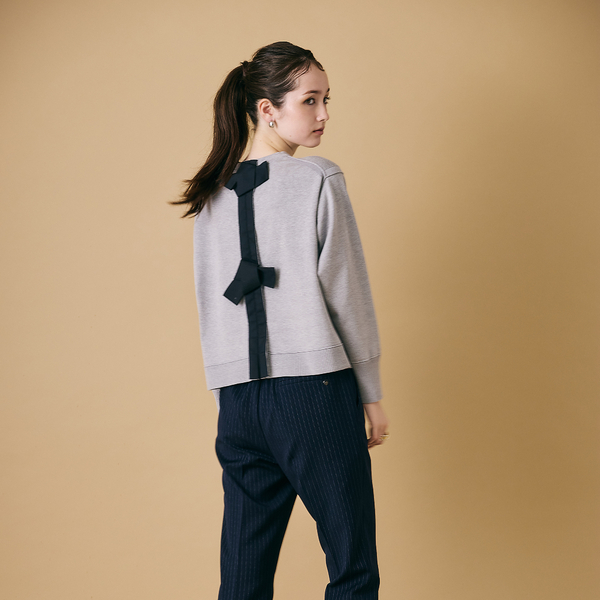 バックリボンニットプルオーバー | レディースファッション【JUNIOR