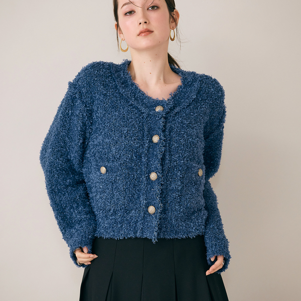 ツィーディニットカーディガン | レディースファッション【JUNIOR