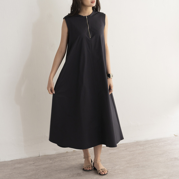 ハーフジップ撥水ワンピース | レディースファッション【JUNIOR