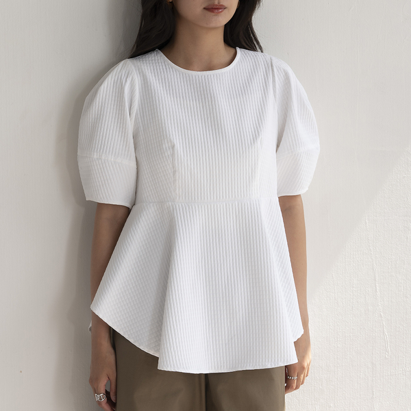 マトラッセペプラムブラウス | レディースファッション【JUNIOR Online