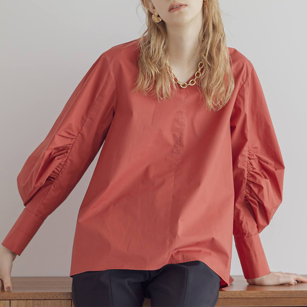 ARTS&SCIENCE ギャザースリーブブラウス　evam eva ARTS&SCIENCE ギャザースリーブブラウスevam eva